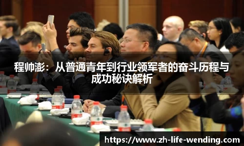 程帅澎：从普通青年到行业领军者的奋斗历程与成功秘诀解析